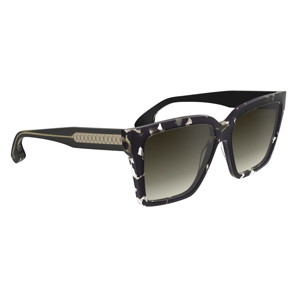 Victoria Beckham Brown Acetate Sunglasses