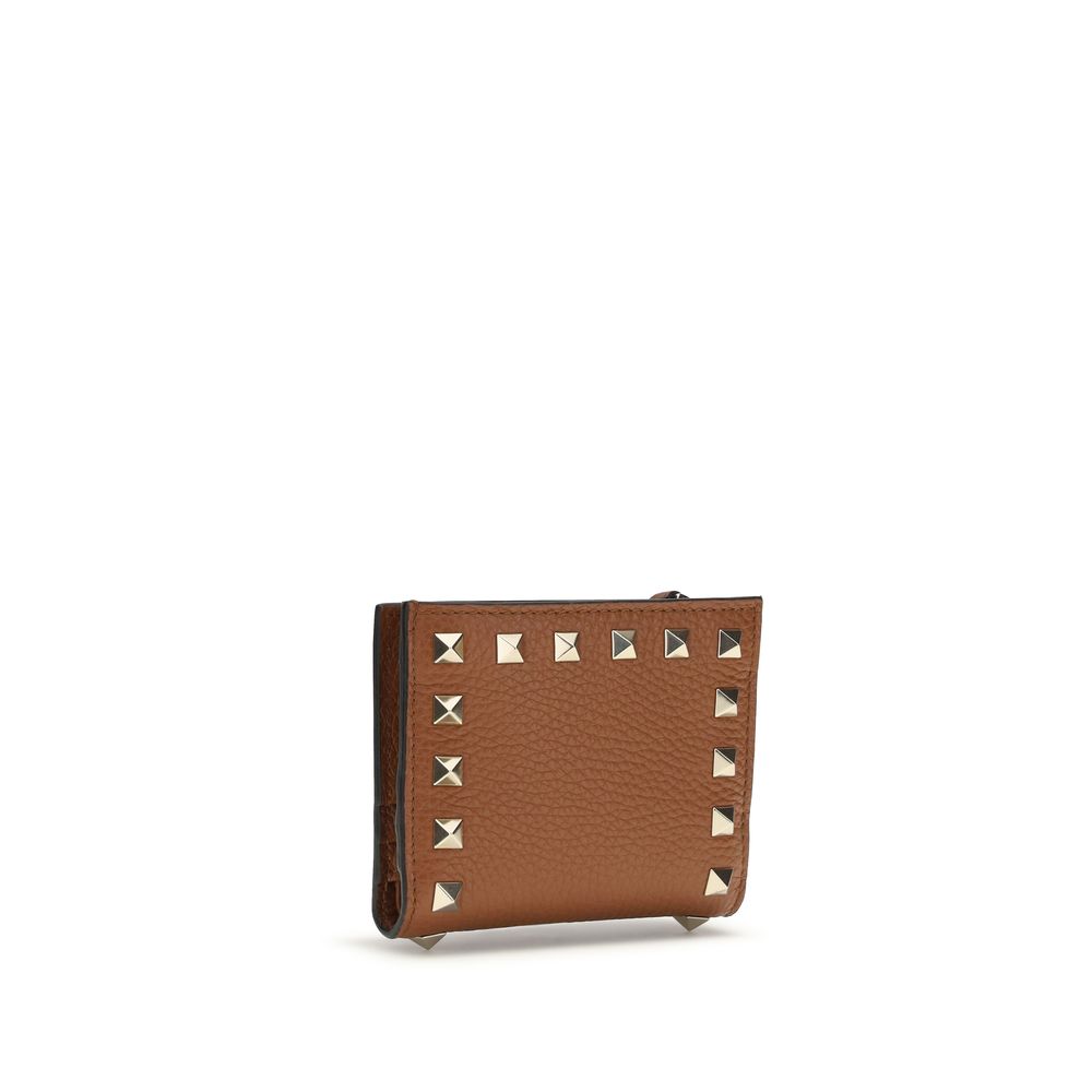 Valentino Garavani Brown Lamb Ovis Aries Aries Wallet