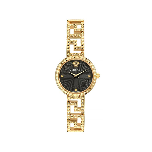 Versace Gold Stainless Steel Dress Watch