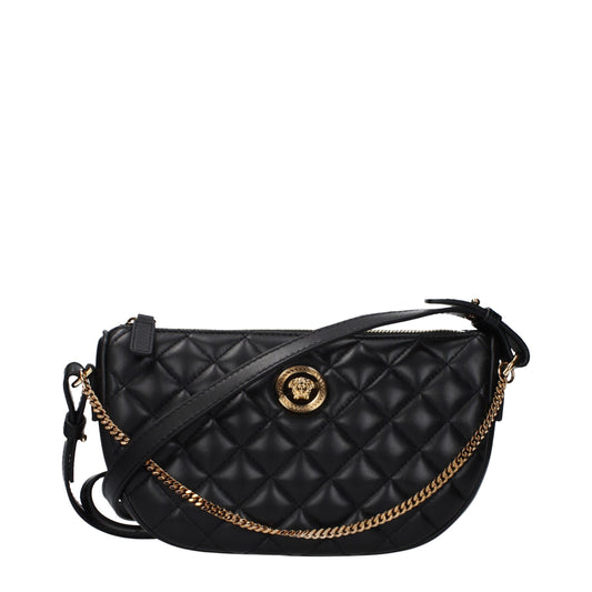 Versace Black Leather Handbag