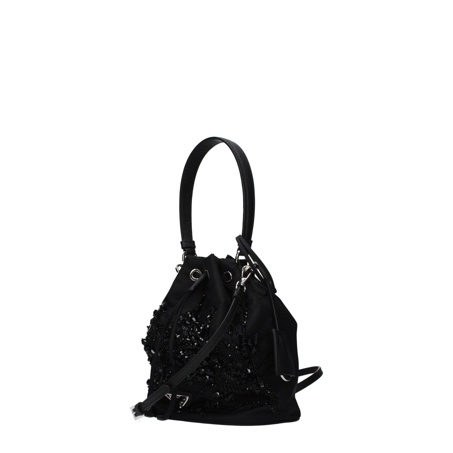 Prada Black Fabric Handbag