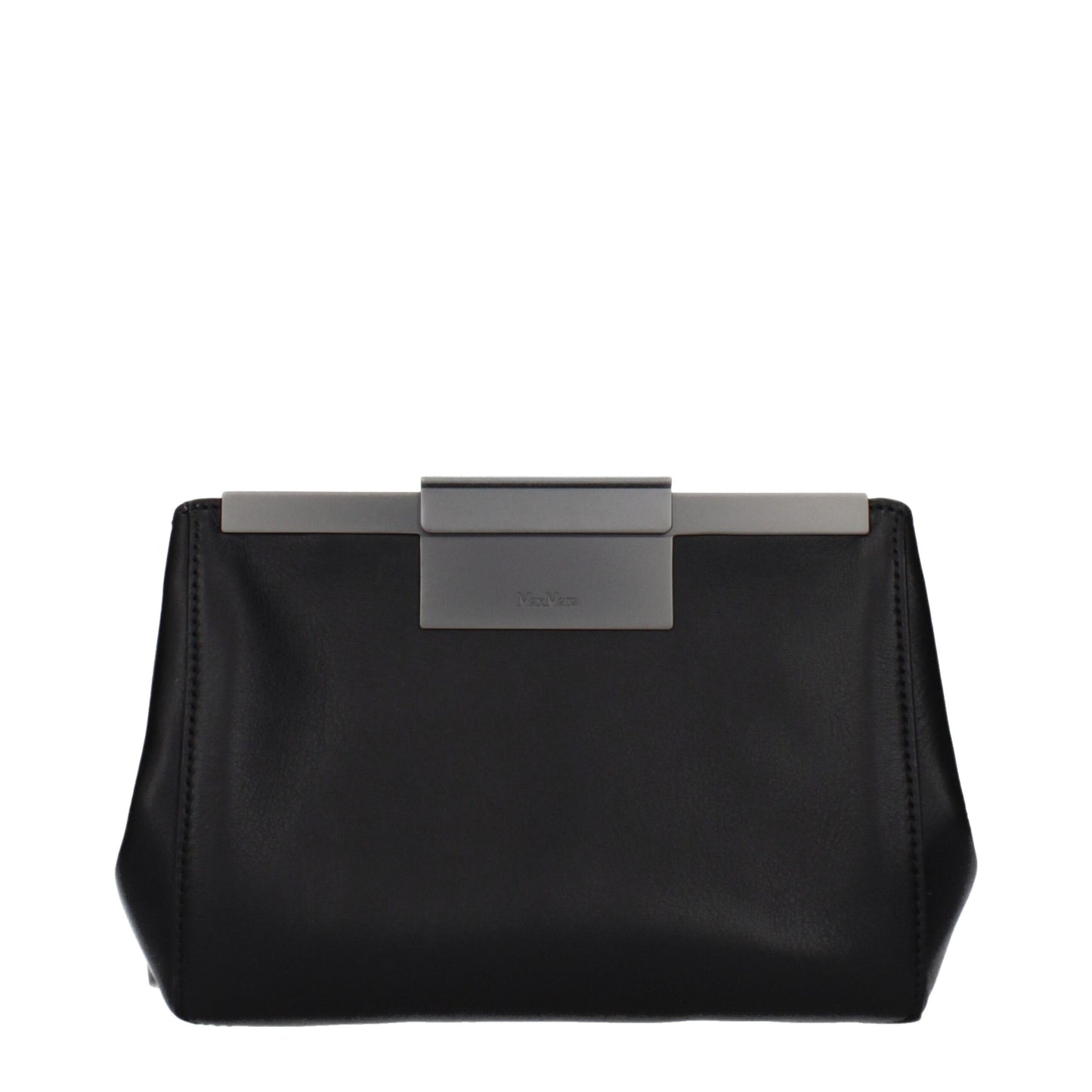 Max Mara Black Leather Crossbody Bag