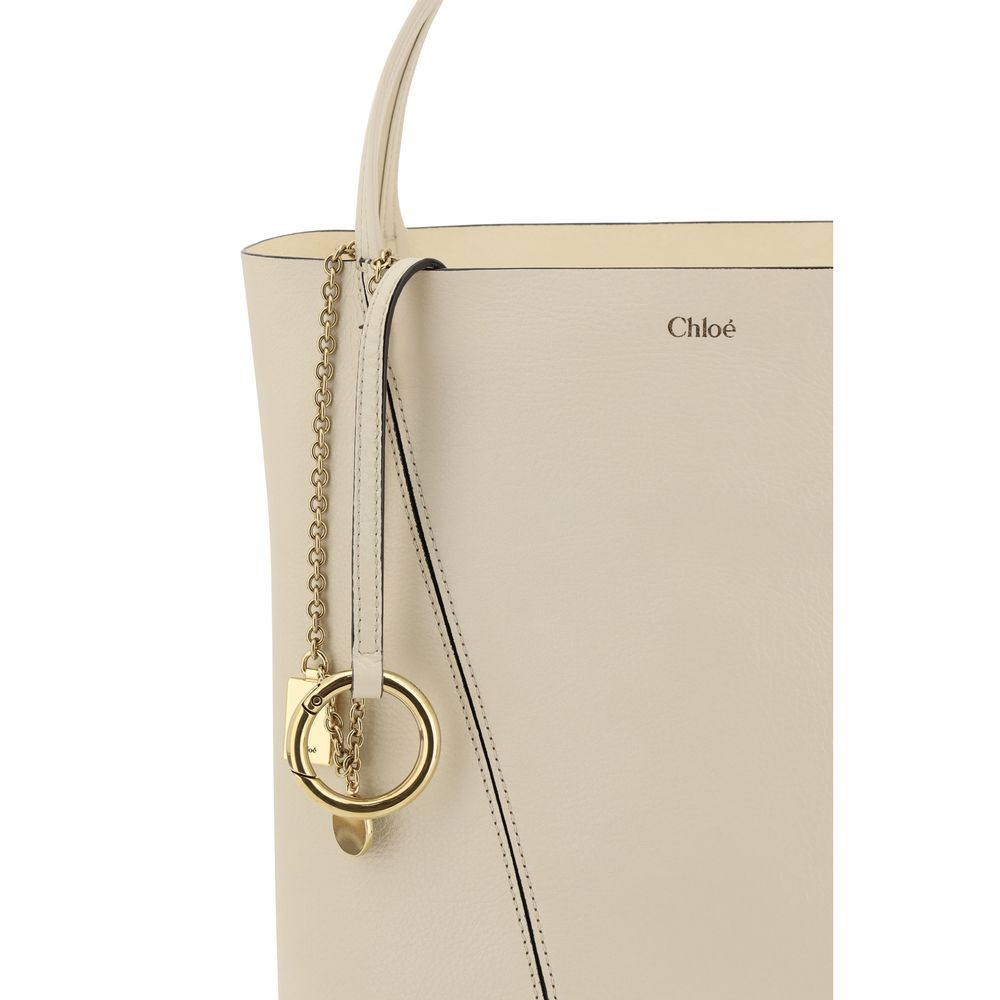 Chloé Beige Calf Leather Bos Taurus Shoulder Bag