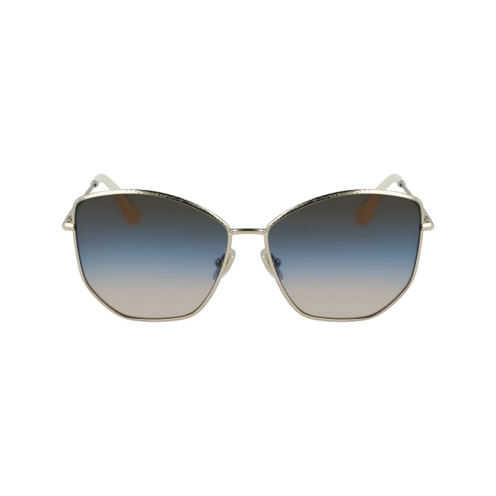 Victoria Beckham Gold Metal Sunglasses