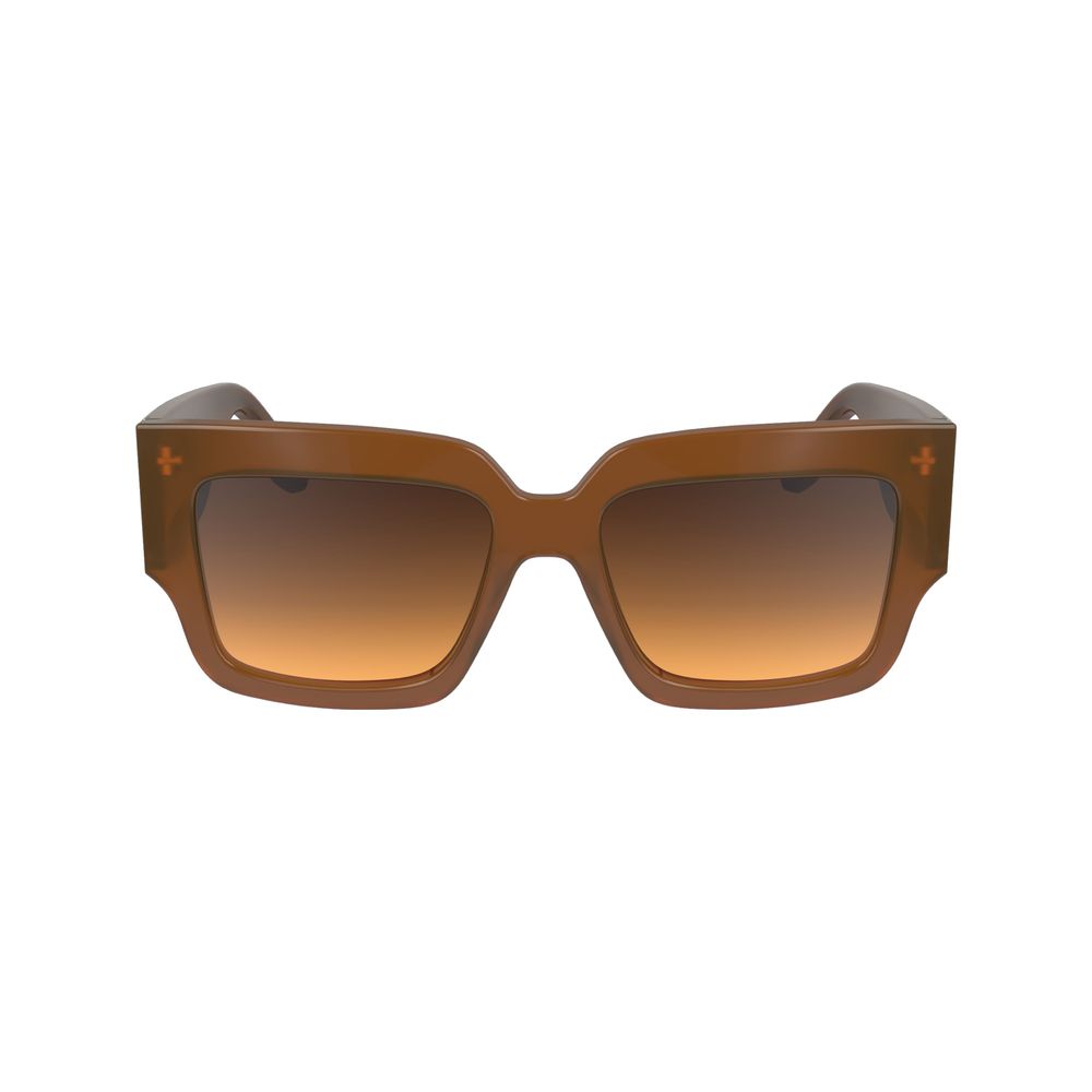 Victoria Beckham Brown Acetate Sunglasses