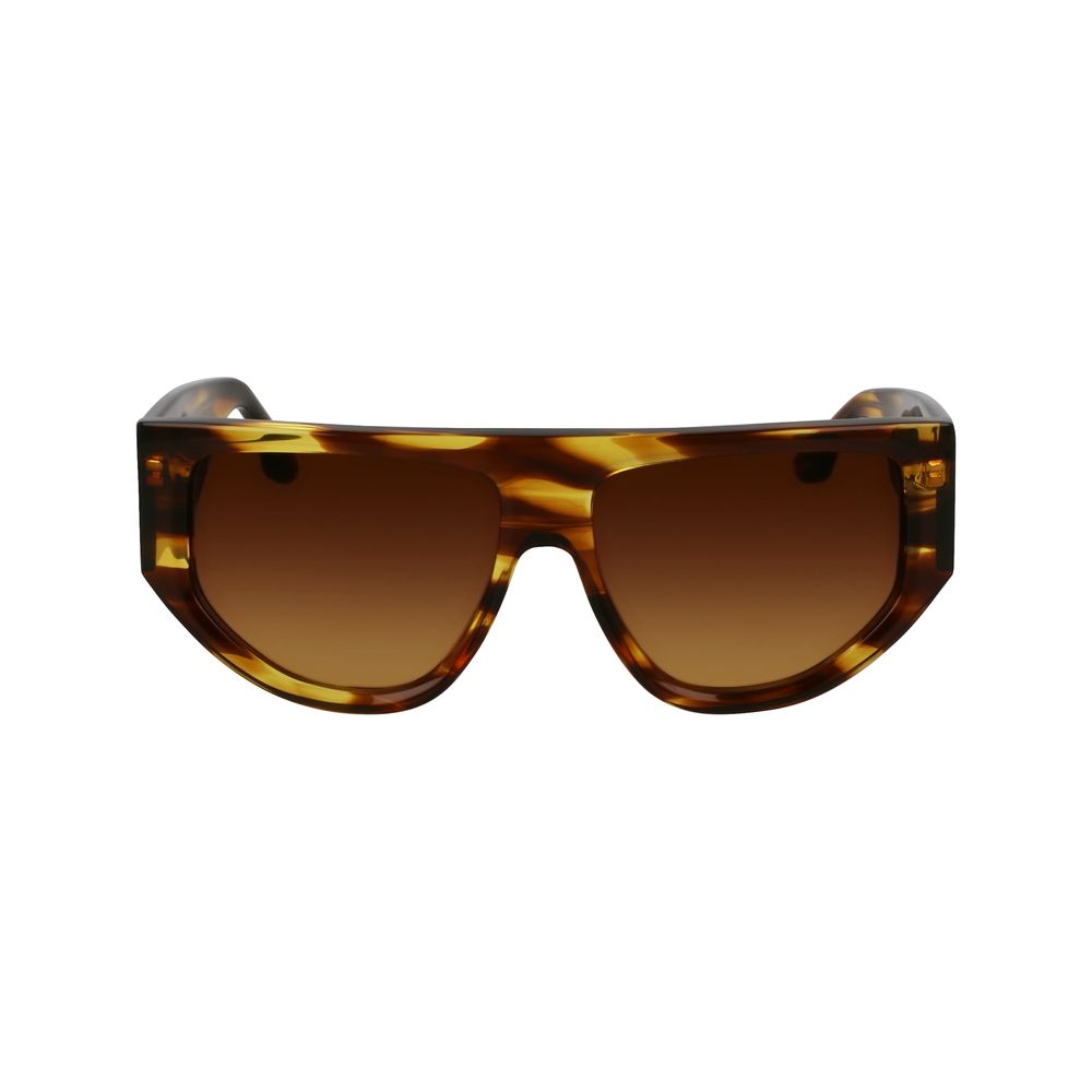 Victoria Beckham Brown Acetate Sunglasses